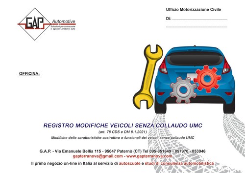 Registro modifiche veicoli - modifiche,