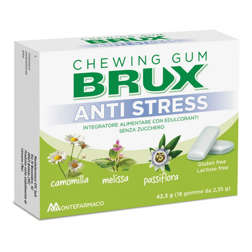 Chewing gum brux anti - brux, anti-stress