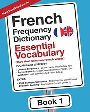 French Frequency Dictionary -