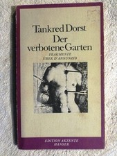 FRAGMENTS about Gabriele D'ANNUNZIO Tankred Dorst Der verbotene Garten GERMAN