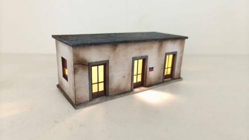 Edificio ferroviario diorama - ,