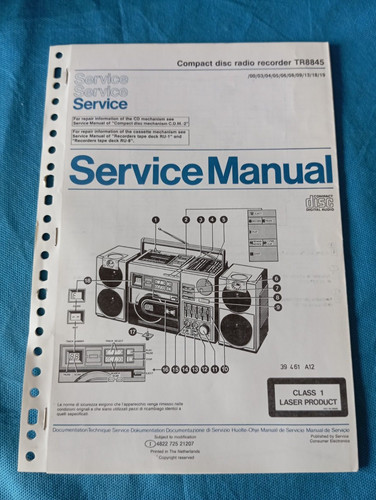 Philips tr8845 vintage - tr8845, cd