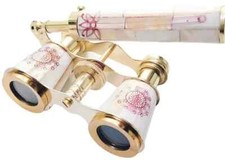 Antico binocolo vintage per