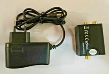 ADATTATORE CONVERTITORE AUDIO ANALOGICO DIGITALE RCA L/R CAVO OTTICO CONVERTER