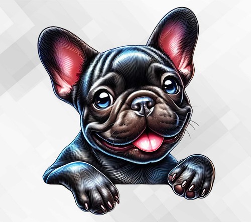French bulldog dog wall - wall, vinyl