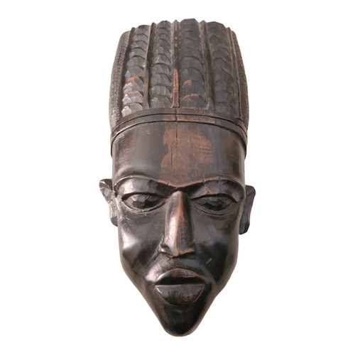 Scultura africana maschera - scultura, in