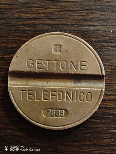 Gettone telefonico raro - gettone,