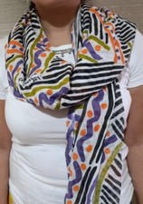 Foulard Missoni for Africa 1987 VINTAGE da collezione Sciarpa Vintage