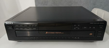 Lettore Multi CD 5 Charger Player  Sony CDP C661 Vintage Nero Stereo Hifi