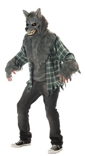 Maschera costume lupo - , mannaro