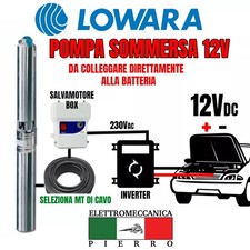 POMPA SOMMERSA PER POZZI 12V