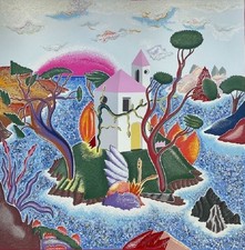 Luca ALINARI, Isole, serigrafia a colori