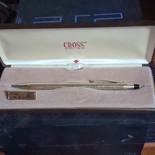 Penna a sfera croce in metallo