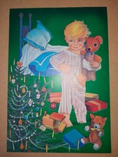 POSTER DI NATALE anni 50/60 cm