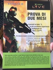 Xbox Live Prova 2 Mesi Halo 2 Non Grattato NO GIOCO
