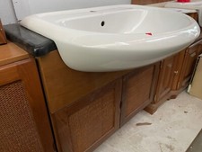 LAVABO SEMINCASSO 1/3 FORI FLAMINIA METRO  CON DIFETTO V FOTO 8-10