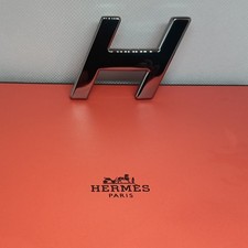 Hermes Fibbia Palladium Silver