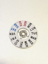 Seiko 5606A Day indicator disk disco datario Indicateur de jour inglese-italiano