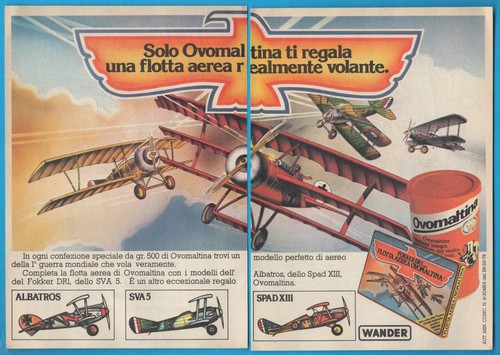 Ovomaltina wander aerei 1980 - wander,