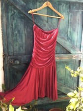 Abito Rosa Senza Spalline