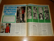 GABRIELE NEGRI DA OLEGGIO PITTORE clipping articolo foto photo 1975