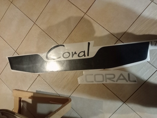 Adesivo per camper - coral, adria
