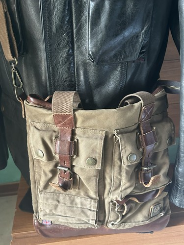 Belstaff borsa tela tracolla - tela,