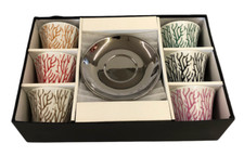 SET 6 TAZZINE CAPPUCCINO THE