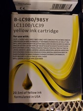 CARTUCCIA COMPATIBILE LC980 GIALLO PER BROTHER DCP-197C o MFC-290C-SCADUTA