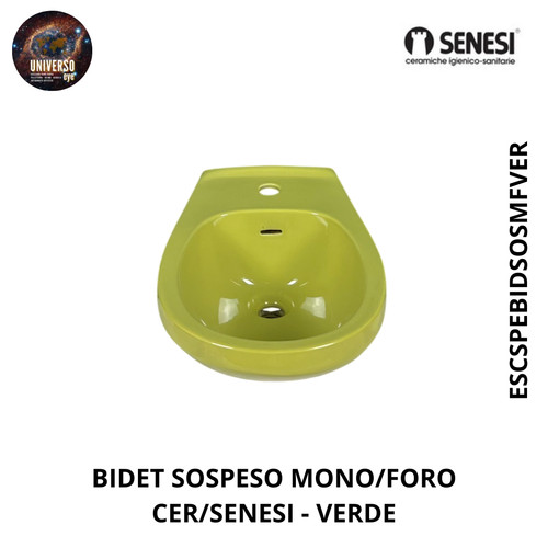 Bidet sospeso mono - sospeso, verde