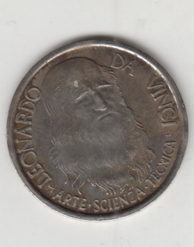 Medaglia leonardo vinci - leonardo,