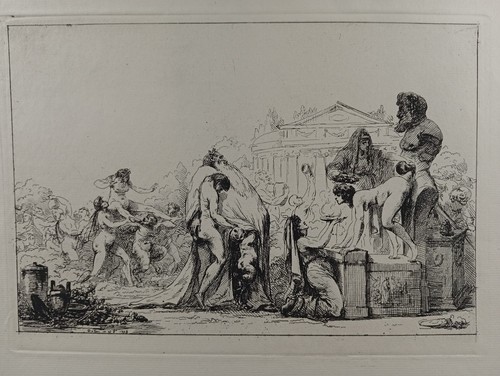 Incisione antica denon scene - incisione, antica,