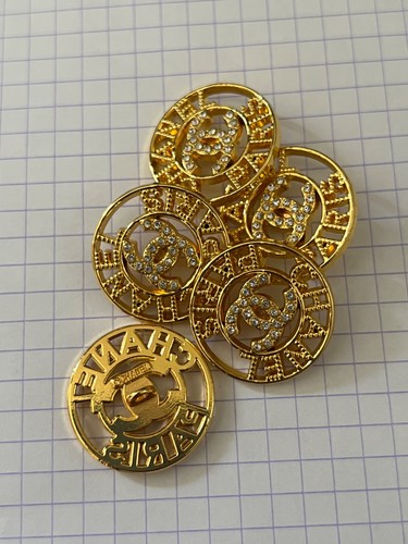 Boutons chanel vintage - boutons,