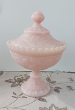 Porta caramelle vetro opalescente rosa Modello Chimeres (Drago)