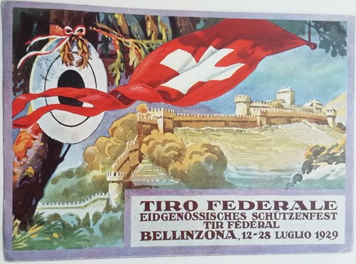 Cartolina bellinzona tiro - tiro, a