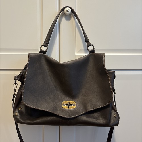 Borsa pelle stile postino - in,