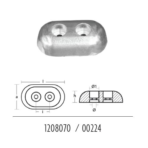 Tecnoseal 00224 anodo per - anodo,