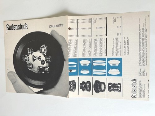 Brochure obiettivo rodenstock - obiettivo,