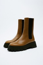 ZARA BROWN LEATHER CHELSEA