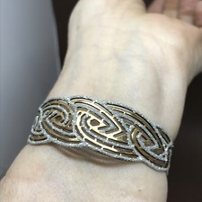 BRACCIALE RIGIDO STROILI ARGENTO ROSATO 925 SERIE VANITE' E SMALTI LUMINOSI 