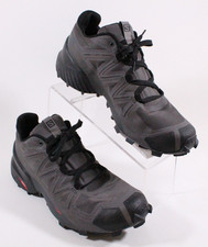 Scarpe Salomon Grigio Nero Speed Cross 5 Sneakers Running 410429 Uomo Taglia 9 US