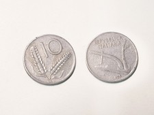 moneta da lire 10 del 1955