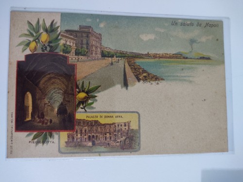 Cartolina 1900 saluto da - cartolina, un