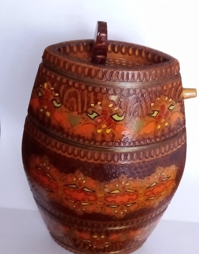 Borraccia legno botte - borraccia,