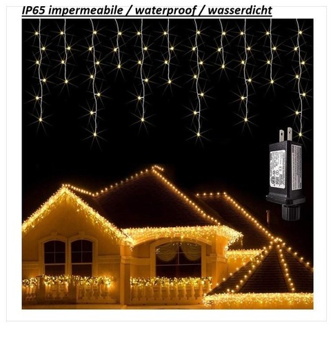Luci led cascata - luci,