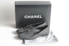 CHANEL Mocassins noir