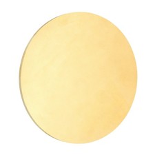 Piastra rotonda in ottone per