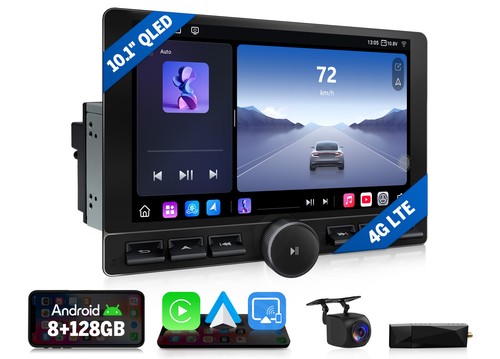 Autoradio qled android - 10,1",