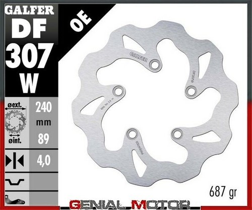 Galfer disco freno posteriore - freno,