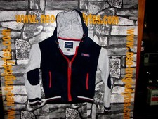 Vintage felpa jacket bimbo BOY ASTON MARTIN cotton grey/blue t-shirt kids '90s